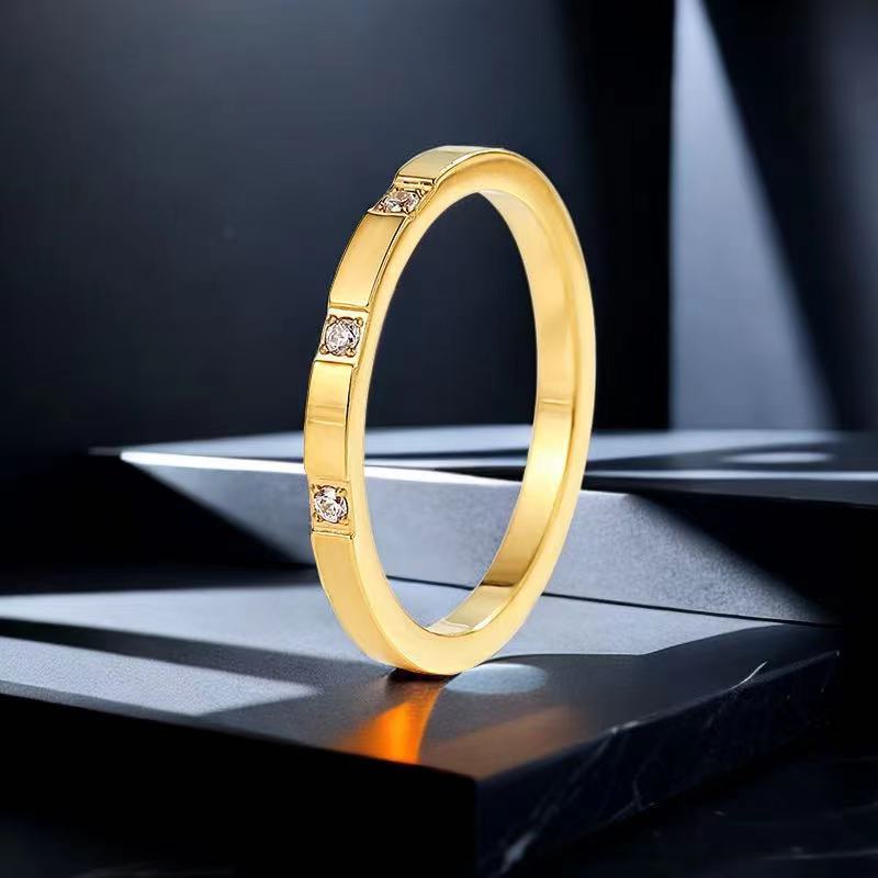 1pc Easy Stainless Steel Ring For Women, Ring, Gift