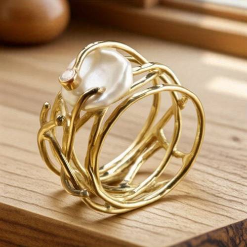 1pc vintage french baroque birthstone ring four prong setting synthetic love symbol jewelry for engagement wedding anniversary valentines day christmas mothers day gift for women elegant accessory intricate