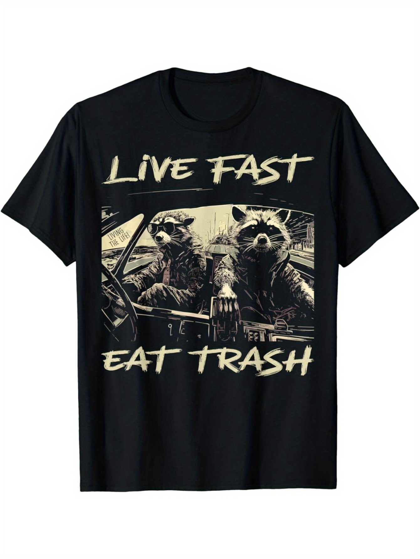 eyeye★大人気 RACCOON GRAPHIC T-SHIRT Raccoon Zilla | Men's T-Shirt Regular | yosemeliala Artist Shop