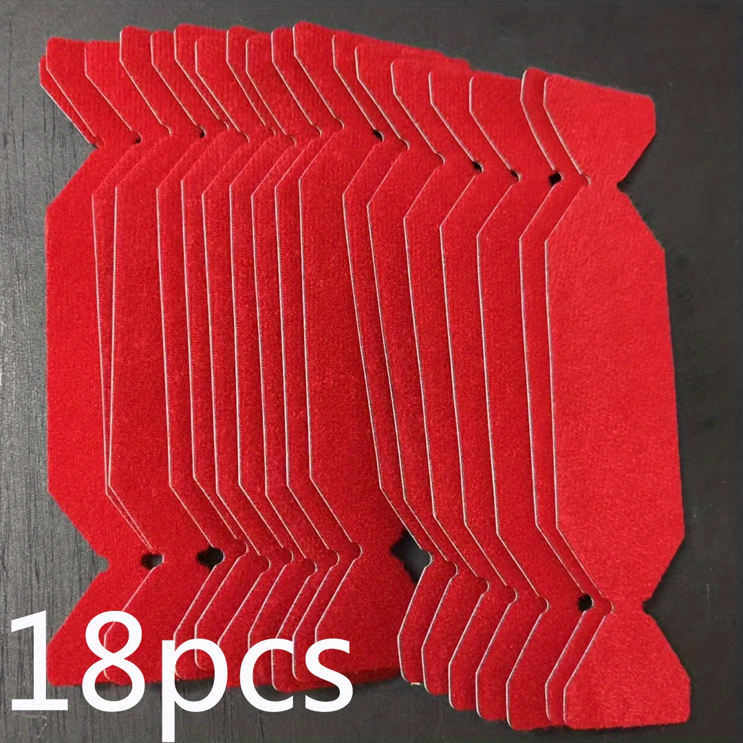 Image of Set Of 18 Car Film Scrapers, Buffer Tapes, And Squeegee Stickers For Applying Window Film Decals