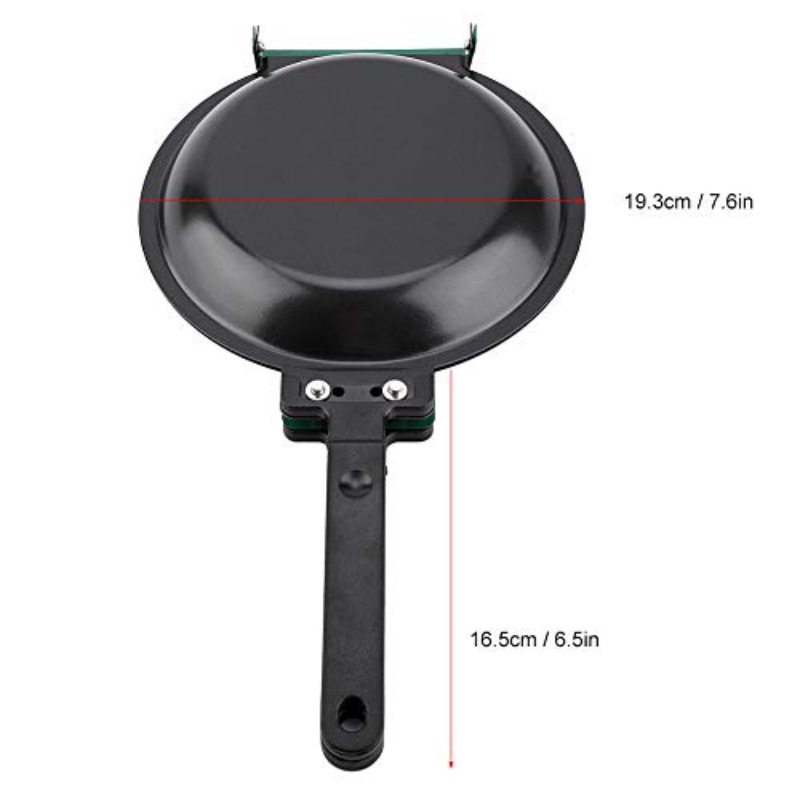 7 6in diameter double   pan ceramic frying pan specialty round omelette   small safe kitchen pancake cookware pancake frying pan omelette maker pancake pan nonstick pancake pan omelette pan Product details 2