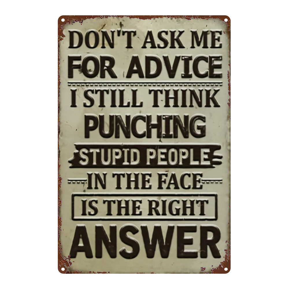 TEMU 1pc Wooden Painting "humorous Sarcasm: Don't For " Classic Wall Art, Durable Wooden Decor For Home, Kitchen, Bar, Garden, And Farmhouse, Vintage