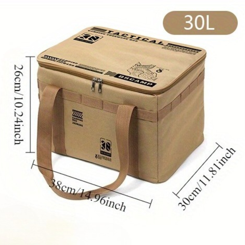 TEMU Sports And Outdoor Gear, Outdoor Leisure, Camping And Hiking Equipment, Outdoor Cooking Utensils, Outdoor Coolers, Large Capacity Storage Bags