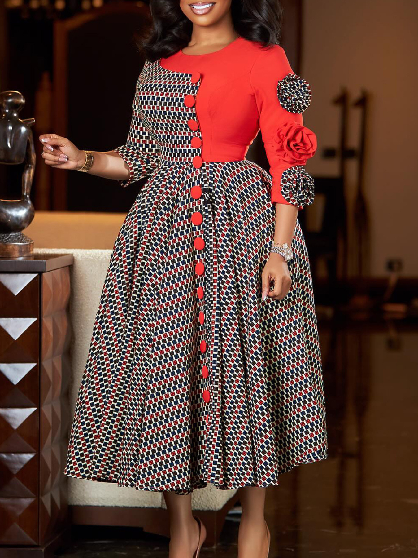 dress african sold on Temu United States