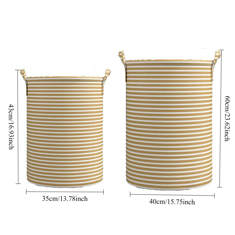 TEMU 2pcs Large Capacity Dirty Clothes Baskets, Foldable Household Bathroom Storage Baskets, Clothing Storage Baskets, Dormitory Laundry Baskets For