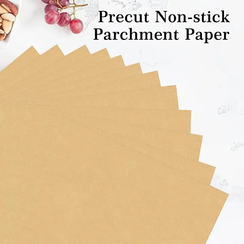 300pcs 9x11 inch parchment paper sheets disposable air fryer toaster oven liners non stick rectangular baking sheets for cuisinart instant pot easy heat distribution kitchen essentials nonstick surface heatresistant material home bakers Product details 5