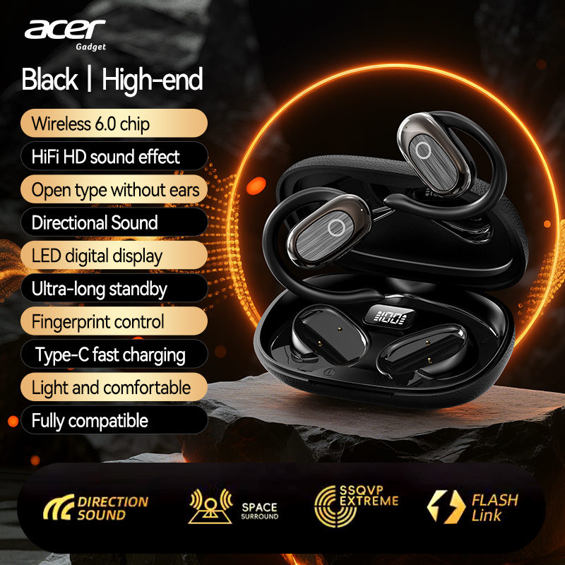 Image of Acer's New Wireless Wireless Ear-hook Headphones, Multiple Colors From, Super Shocking Heavy Audio, Super Long Standby , Without Feeling, Suitable For Mobile Phones, Tablets And Other Devices.
