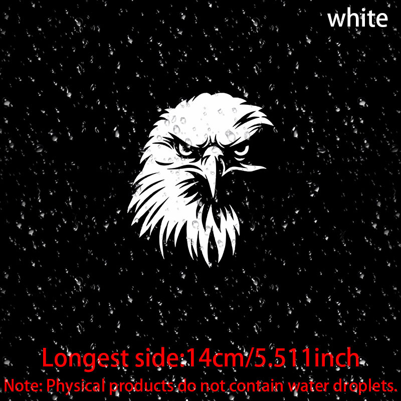 Image of Bald Eagle Head Patriotic Vinyl Decal Sticker-car Stickers Fo Doors, Windows, Laptops, Luggage, Furniture And Bumpers-durable Adhesive Vinyl Material