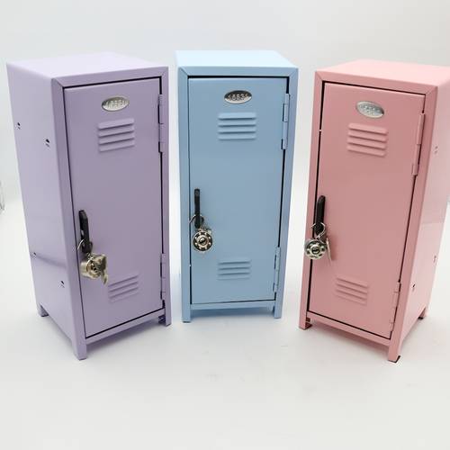 compact metal locker with key lock mini storage cabinet in light saving lockable safe ideal for desks bedrooms home offices storing cash jewelry and small items great gifts for