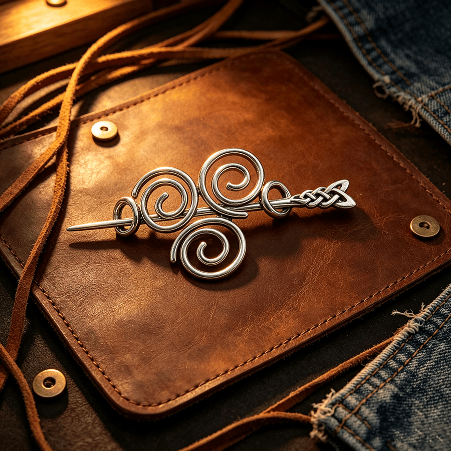 TEMU 1pc Retro Personalized Spiral Hairpin, Stylish Unique Twist Hair Stick, Durable Reusable Hair Styling Accessory, Fashion Hair Decoration For