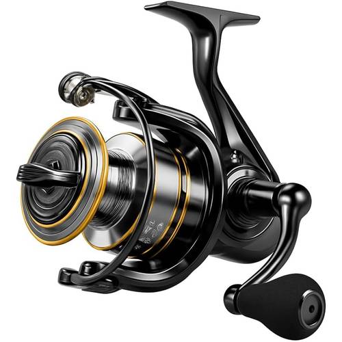 a high spinning fishing reel featuring a sturdy handle a ratio and a strong braking system ideal for freshwater and saltwater fishing offering smooth and powerful high