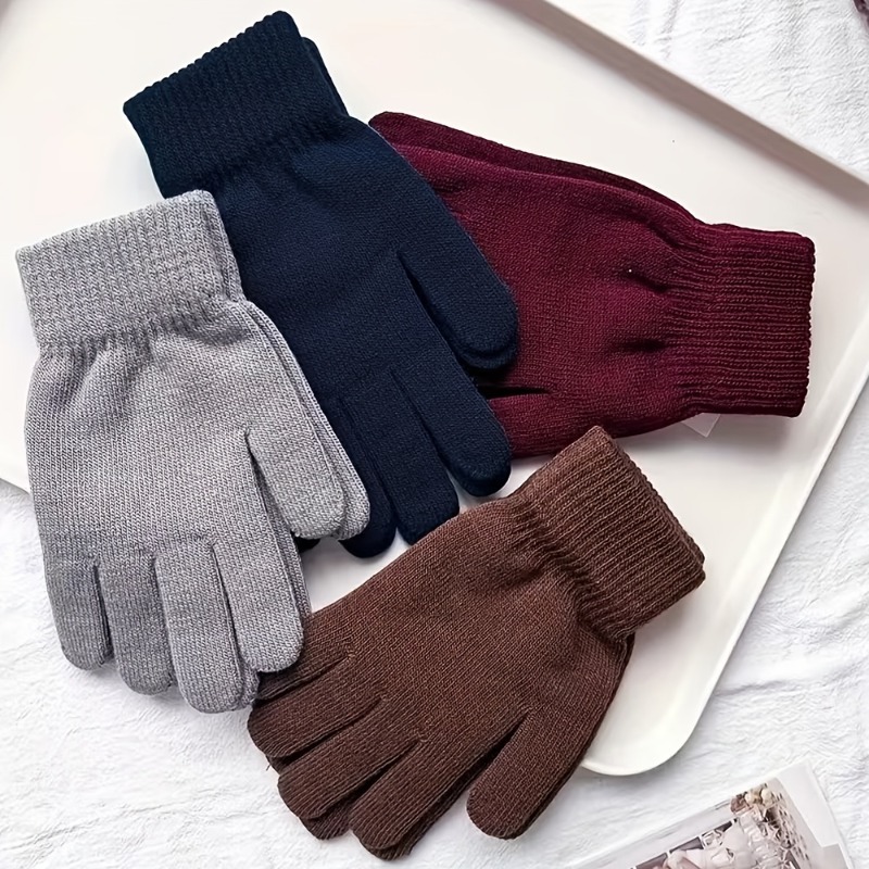 Thickened Warm Full-Finger Gloves for Autumn and Winter Outdoor Riding