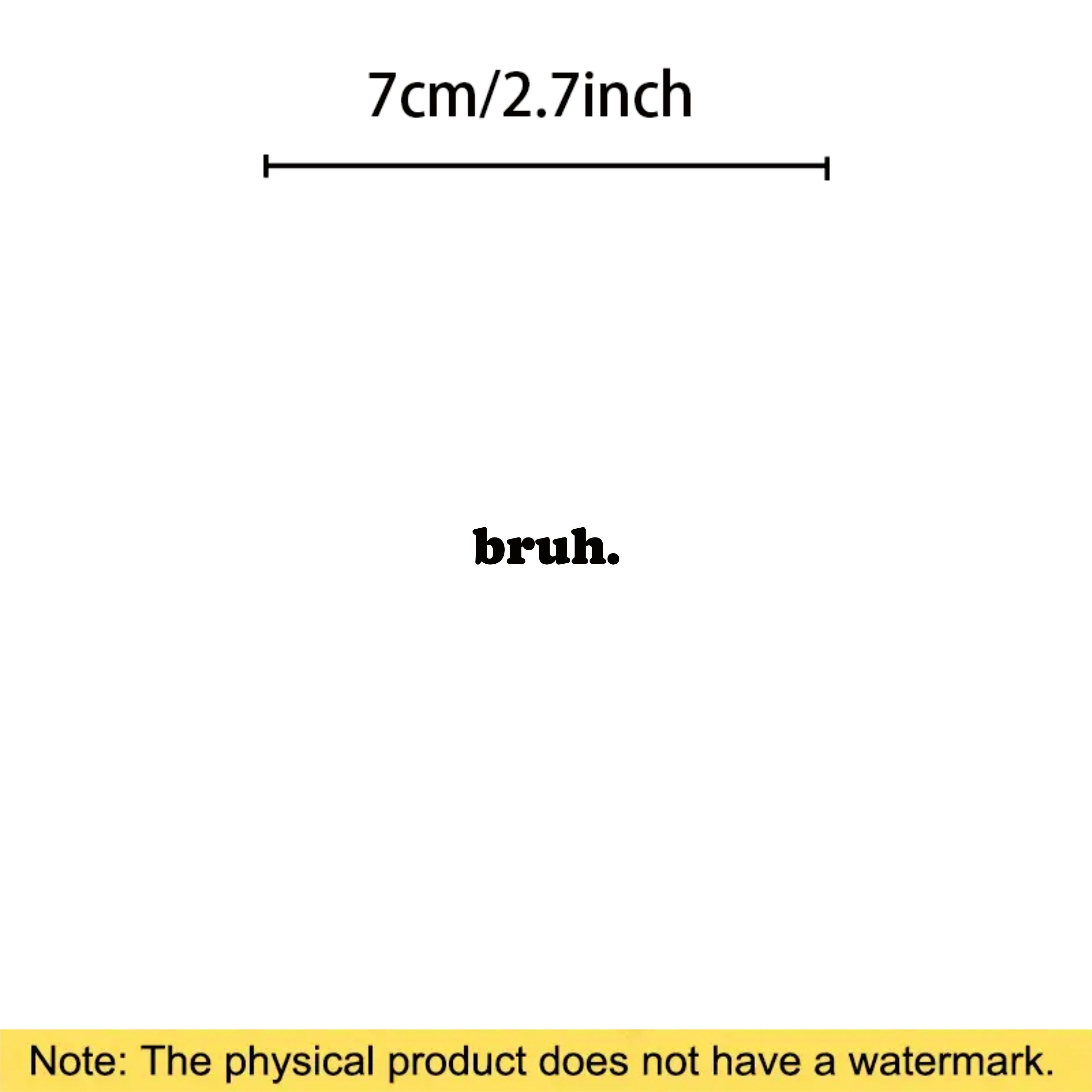 Bruh Sticker Decal, Funny Sticker, Bro Sticker