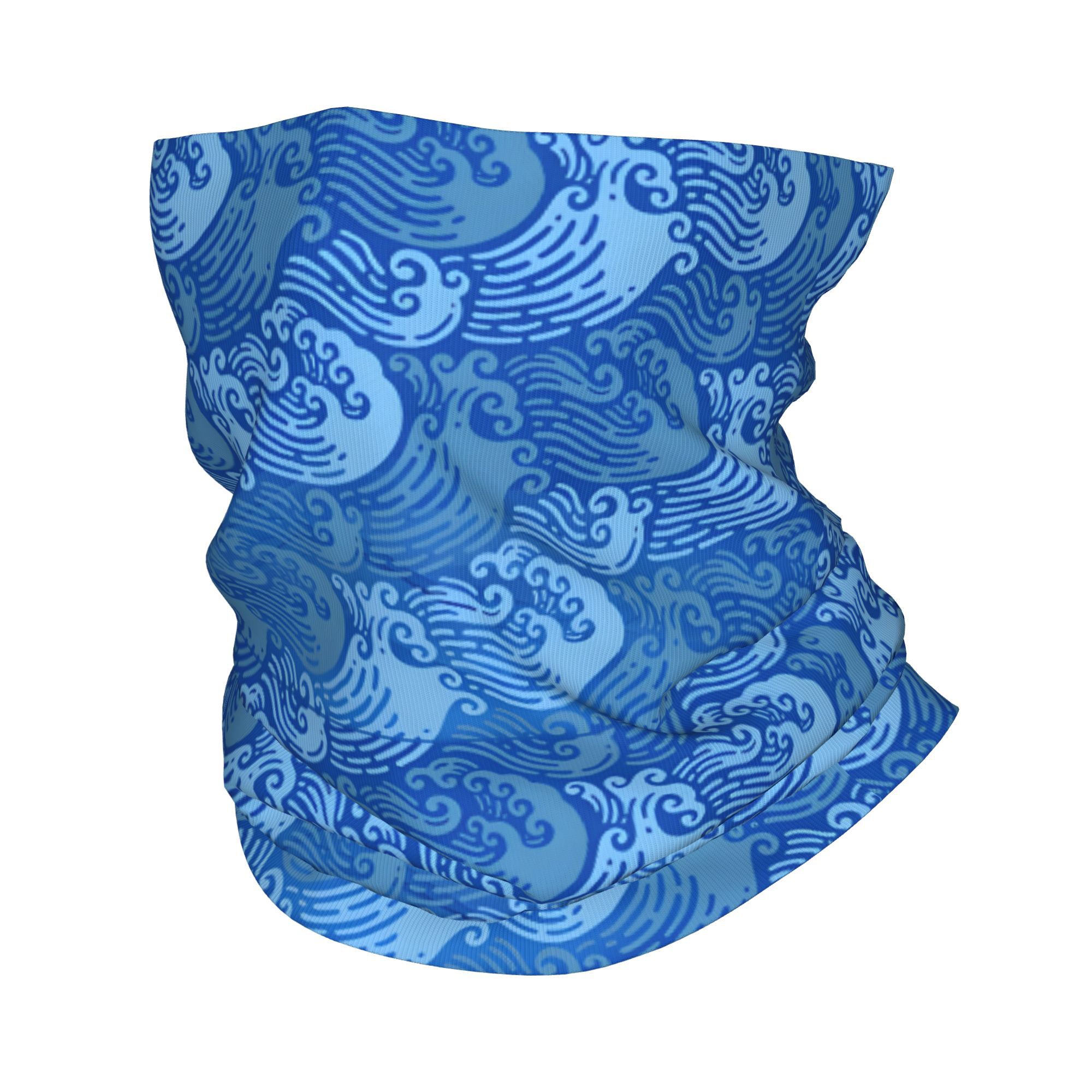TEMU 1pc Of Japanese -e Scarf For Men And Women, A Lightweight And Versatile Accessory That Used As A Breathable Neck Gaiter, Face Mask, Or Headband,