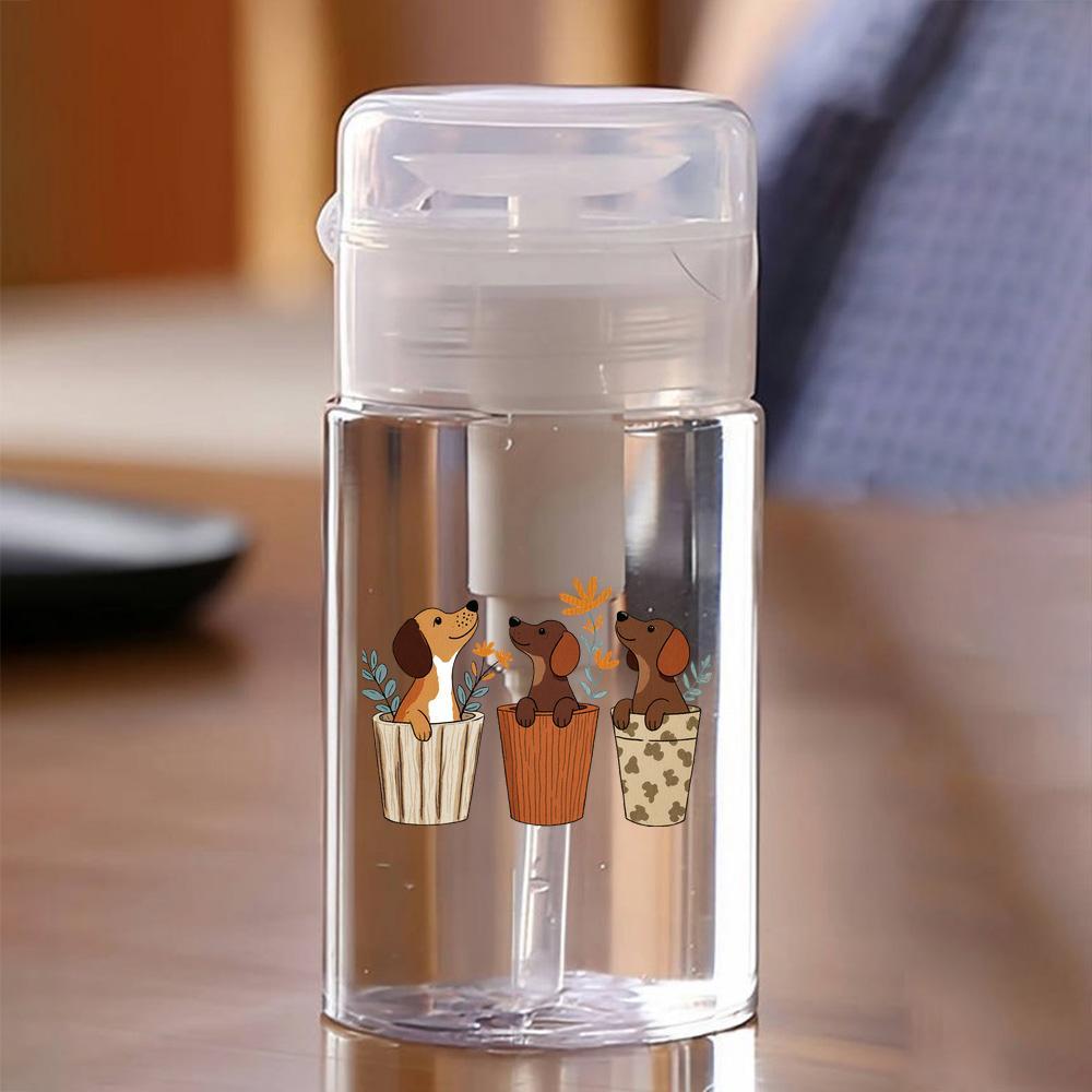 TEMU Botella dispensadora de plástico con bomba para líquidos, para viajes - ¡Botella pequeña con bomba ideal para cuidado de la piel, maquillaje,