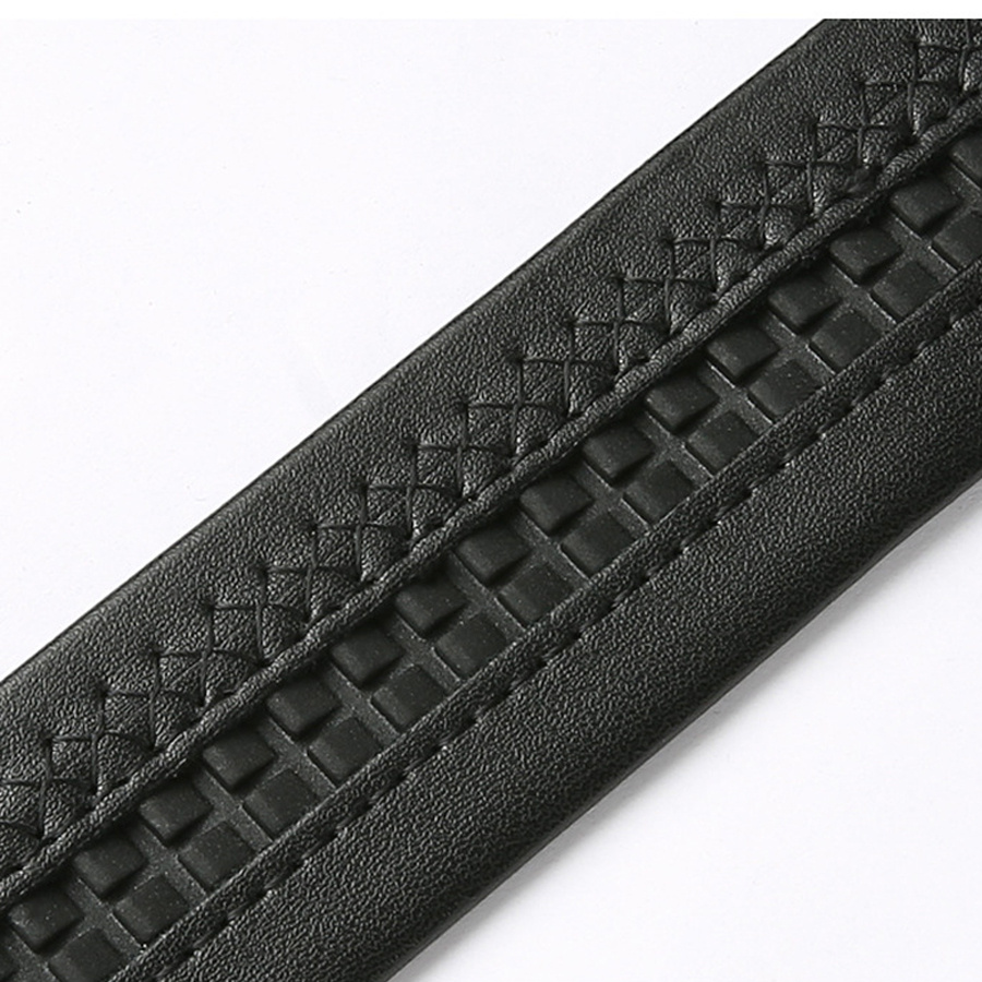 2pcs Stylish Ratchet Leather Belts, Replacement Belts