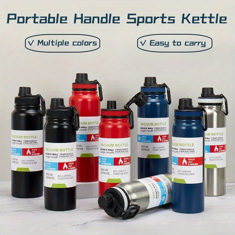 

1pc 33 Oz/1000ml Steel , Portable Insulated Cup, For , , , Mountaineering, For A ,