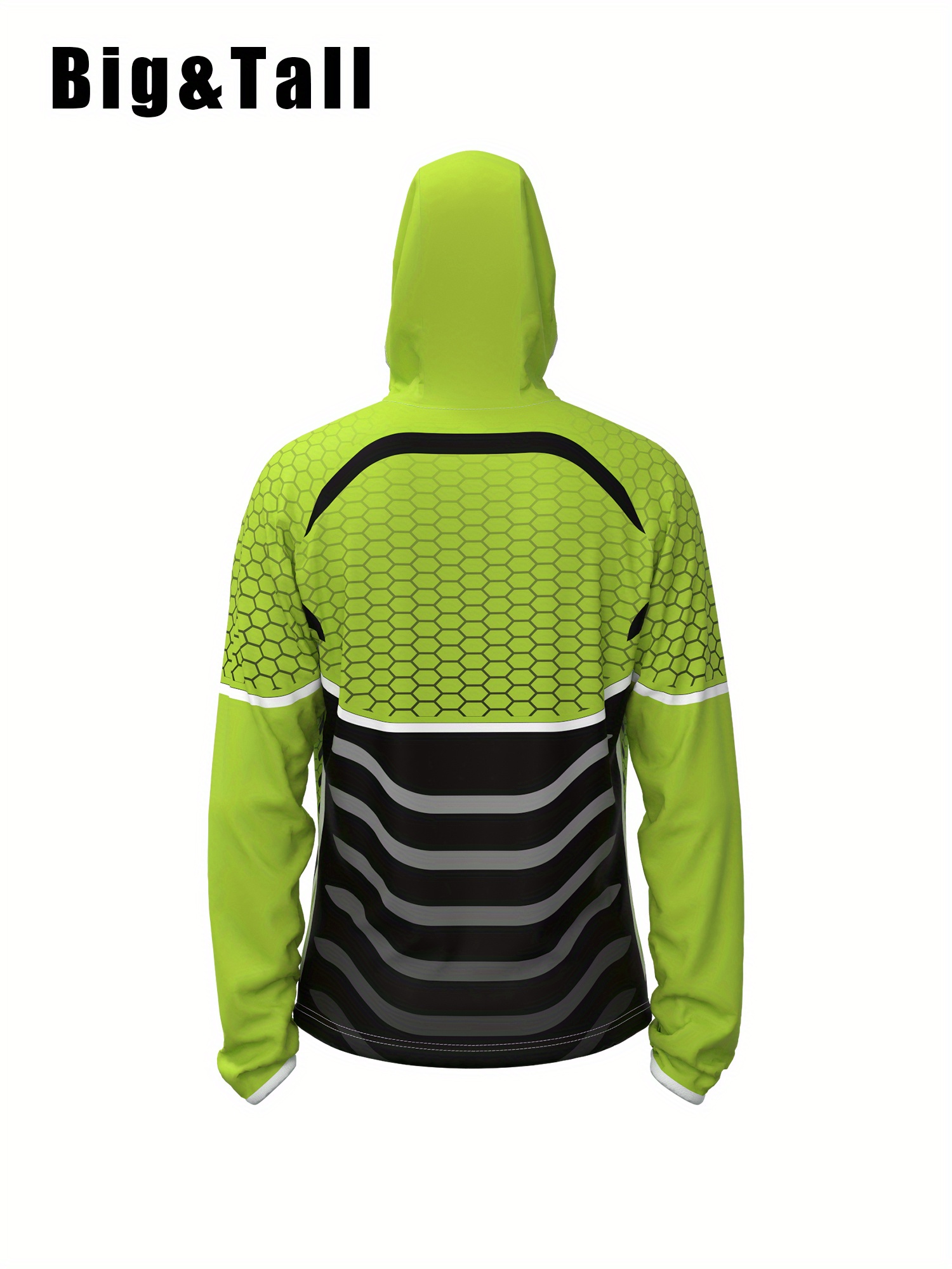 herren neon grüne kapuzenjacke – leichte schnelltrocknende Temu