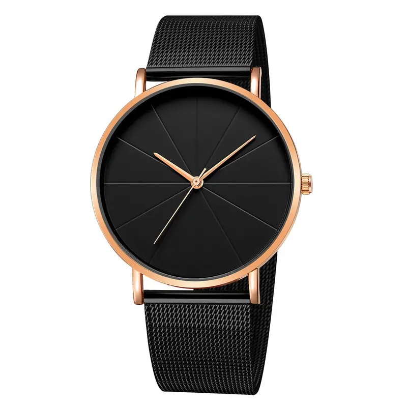 A New Women'S Minimalist Casual Round Dial Quartz Watch