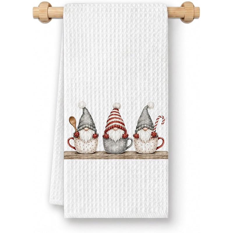 TEMU 1 pc de cuisine gnome de Noël, de cuisine de Noël avec gobelet de gnome d'hiver, offert à des amis et à , Cadeau pour maman, Décoration de