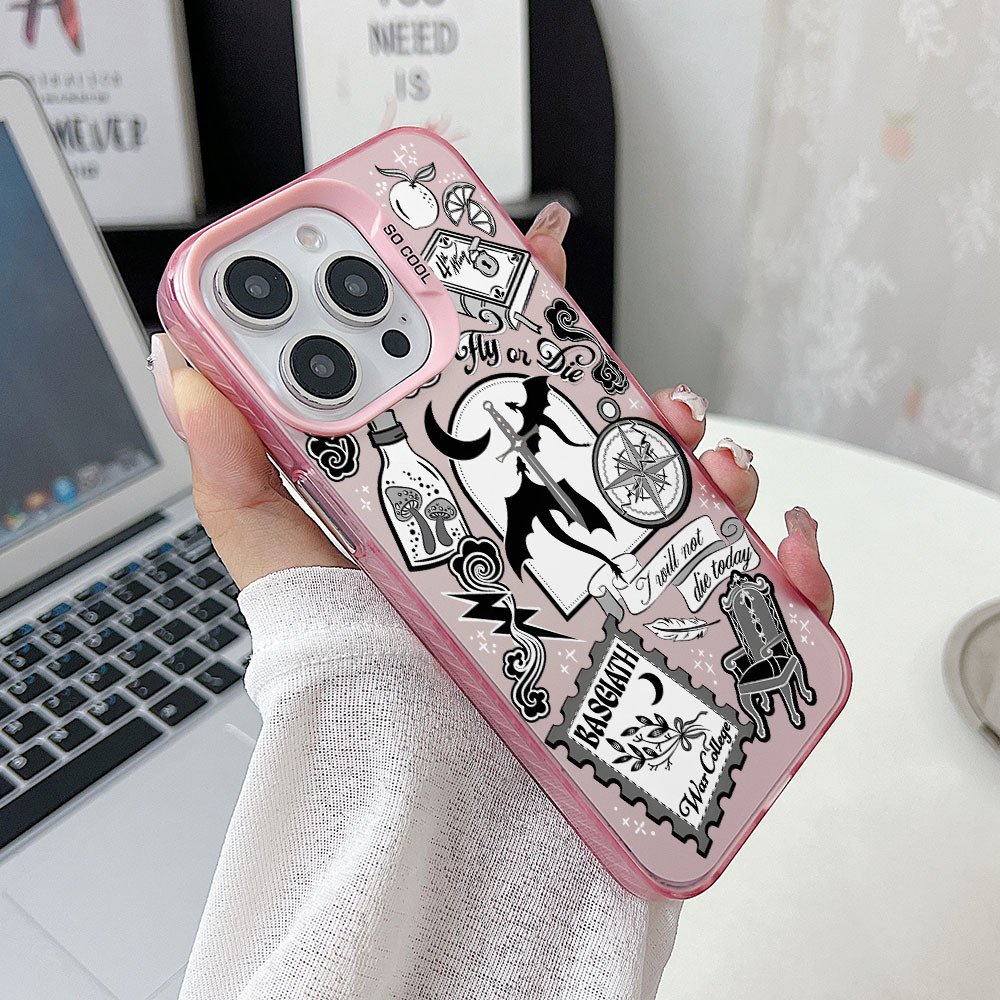 TEMU Phone Case: Magic Book Black Flying Dragon Fourths Phone Case, Suitable For Iphone 17 Air 16 15 14 13 12 11 Pro Xr Xsmax 8 7 Plus, Iridescent
