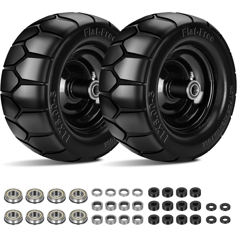Set Of 2 Halberd 20x8.00-8 4-Ply Lawn Mower Tires - High Quality Replacement (20x8x8) 2 thumbnail image