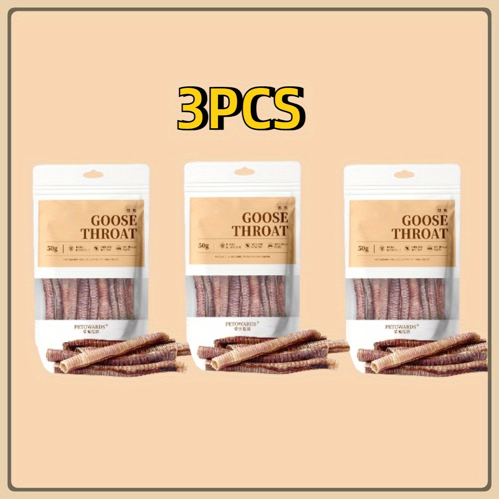 Christmas Goose Throat Slices, Low Temperature Dried Dog Snacks, Chewing Bones Suitable For Puppies And Adult Dogs, Durable Tooth Bones, Pet Snacks