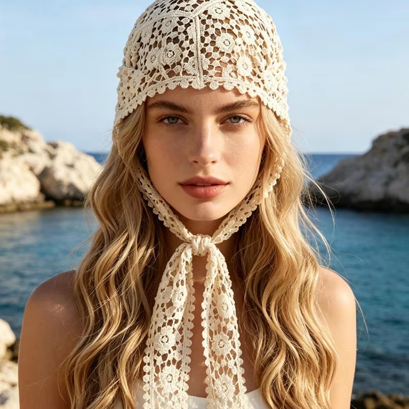 TEMU Women's Floral Bandana Headwear, Ladies' Accessory Headpiece