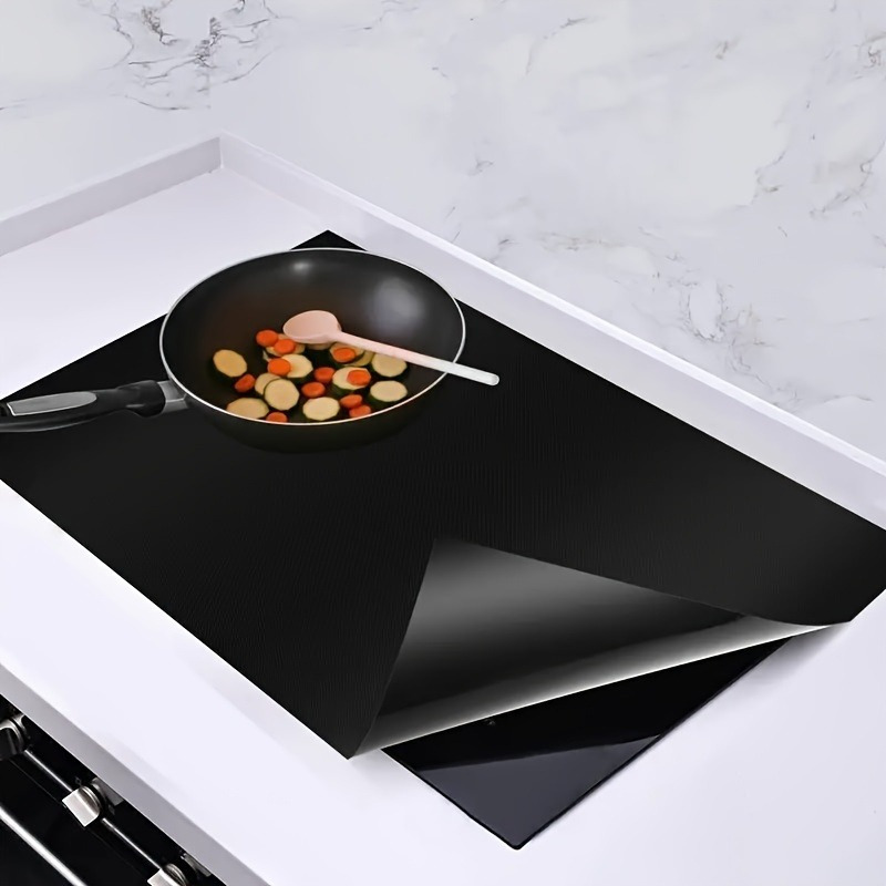 

1pc Large Induction Cooktop Mat, - - Stovetop Pad, , Not For , Plastic