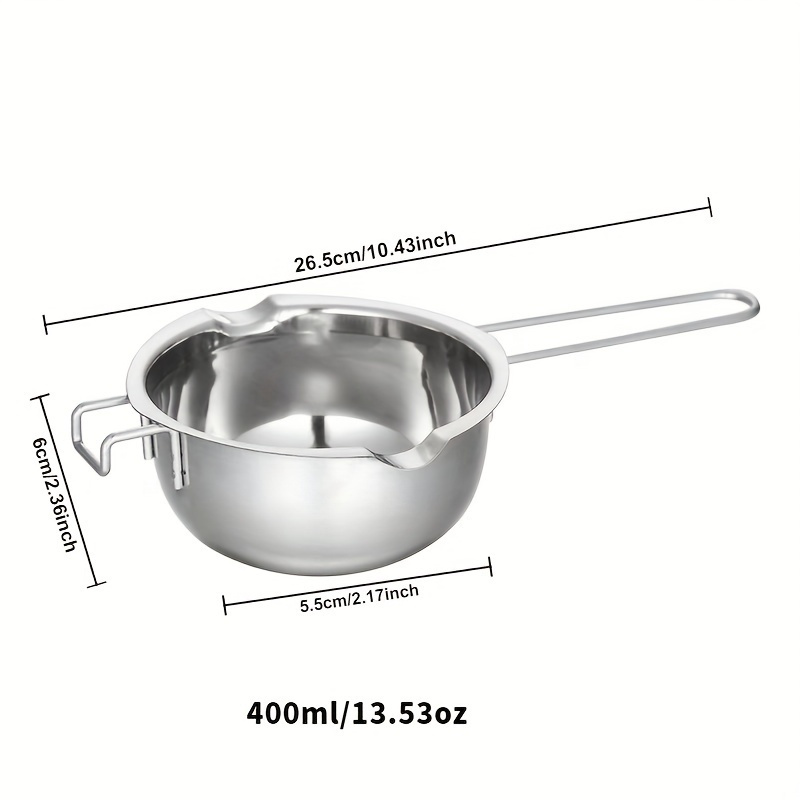 Stainless Steel Pot, Suitable For Chocolate, Cream, Candy - Pvc-free Kitchen And Dining Essential, Diy Baking And Crafts