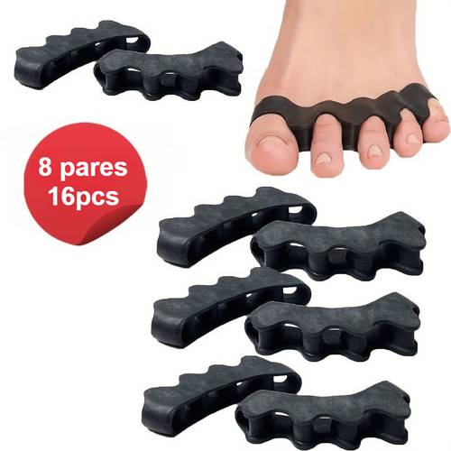 8 16pcs toe separators spreaders spacers straightener to toes for men and women or and athletic mobility