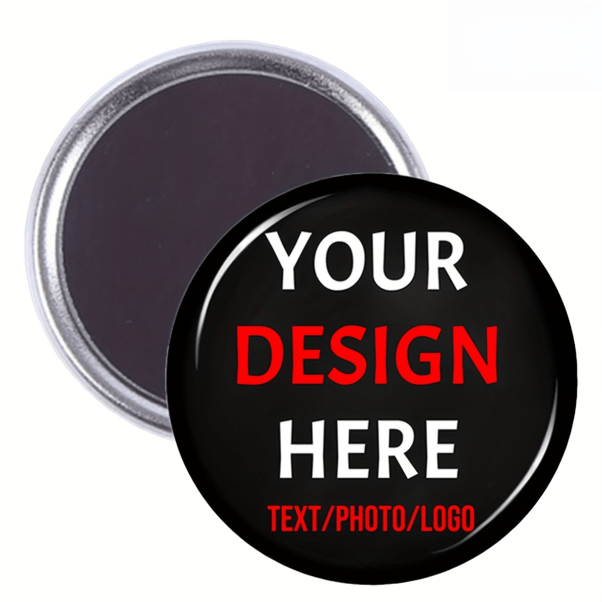 TEMU Custom 10pcs High-quality Magnet Fridge Stickers, Round Fridge Magnets, Suitable For Kitchen, Office And Home Decoration, Ideal Perfect Gift For