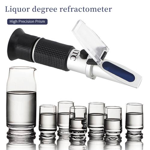 handheld 0 80 liquor refractometer atc alcohol refractometer for spirits concentration tester spirits refractometer for liquor