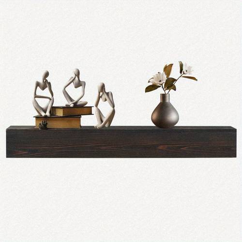 60 rustic wood fireplace mantel wallmounted and floating shelf for home decor