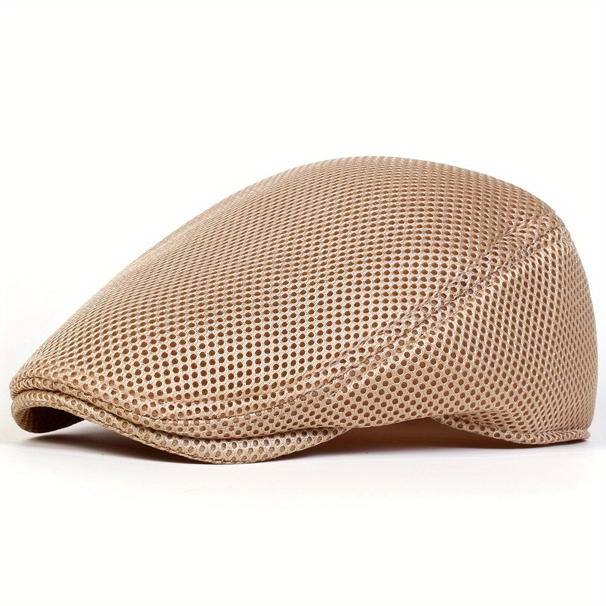 Women's Mesh Solid Color Newsboy Hat, Breathable