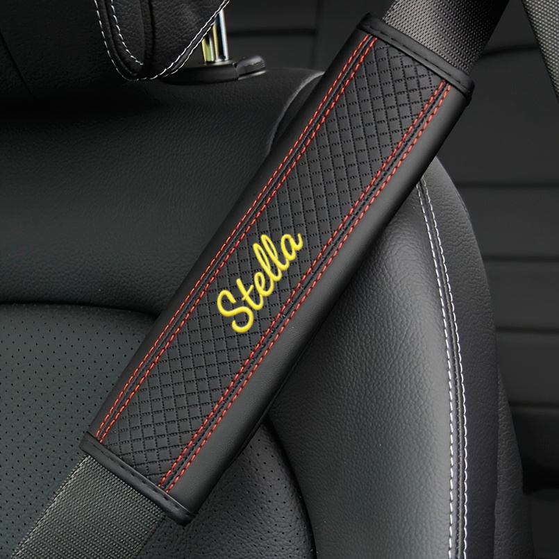 TEMU Custom Embroidered 1pc Car Seat Belt Cover Shoulder Pad, Enhancing Safety