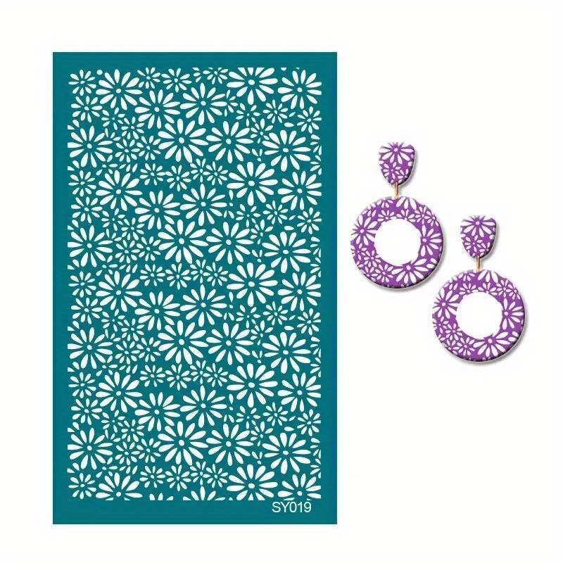 New Screen Stencils for Polymer Clay Reusable Print Kit