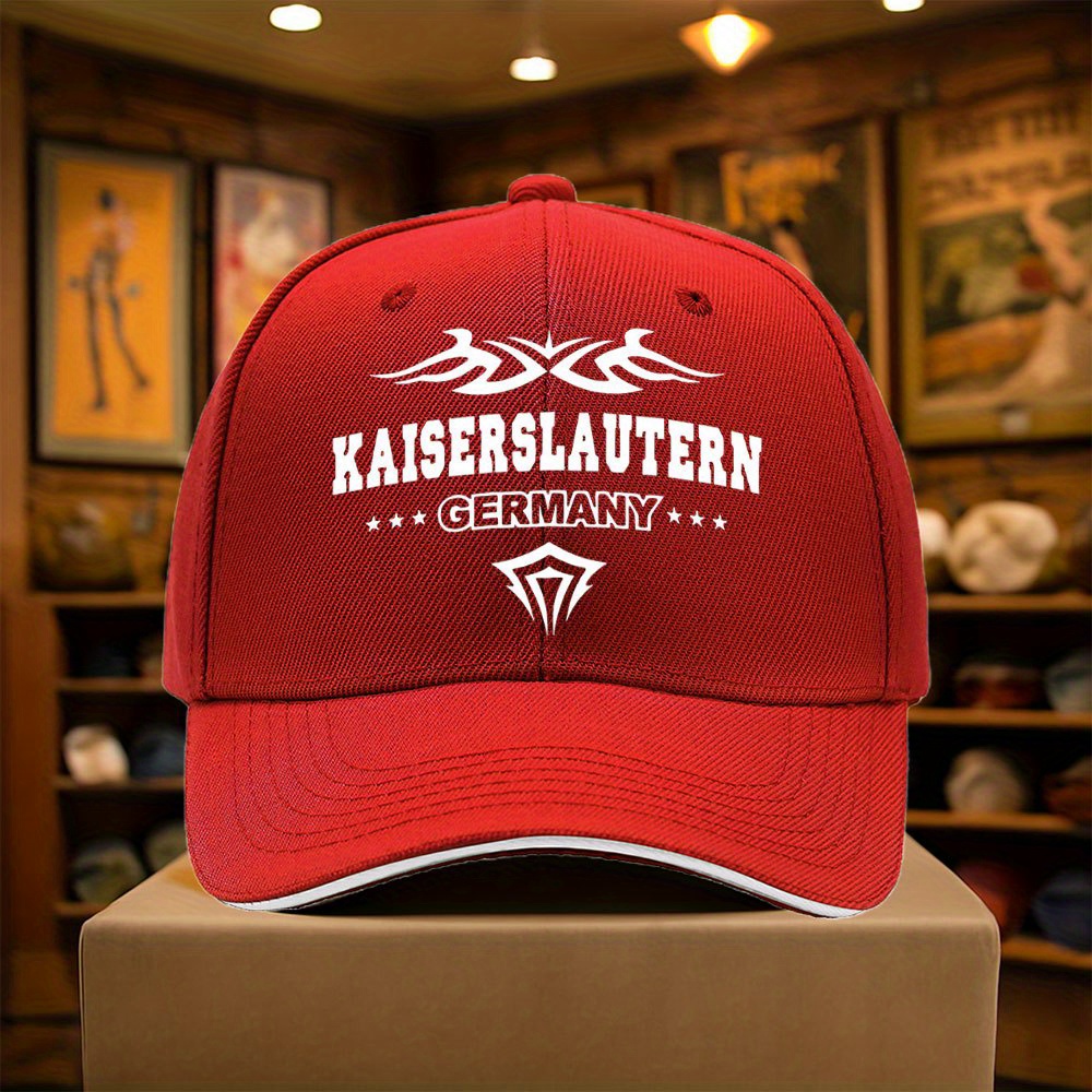 E-shop Kaiserslautern Team Baseball Cap, Unisex, Verstellbare stylische Hip-Hop Mütze, Leichte Outdoor Sport Kappe, Trucker Cap, Vatertagsgeschenk