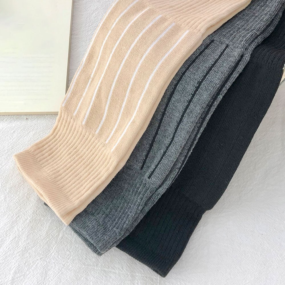 TEMU 3 Pairs Autumn And Winter Knee Warm Socks, Long Windproof Knee Protection, Tight Fit Socks, Sports Elastic Leg Covers, Yoga Socks, Warm Wear For