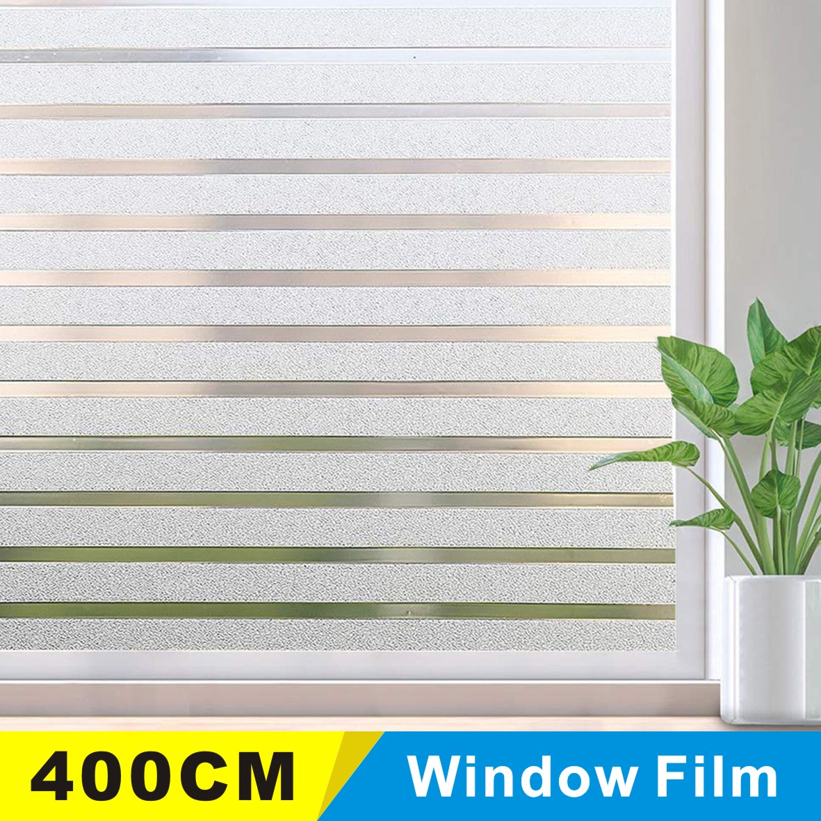 4m privacy window film for glass with   static cling sticker for home and office use