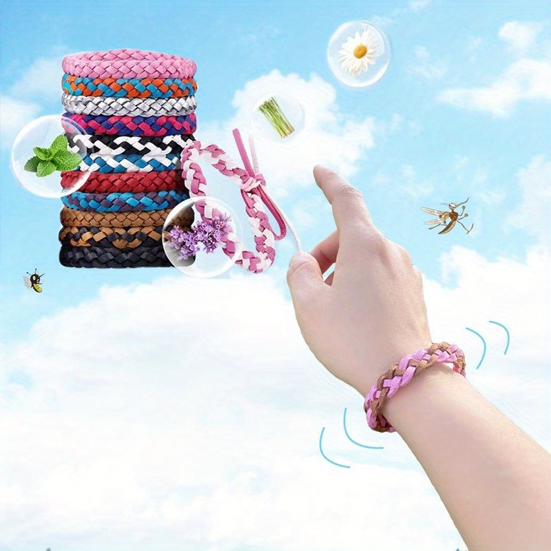 6/10pcs Colorful Braided Bracelets Bohemian Style Couples' Wristbands