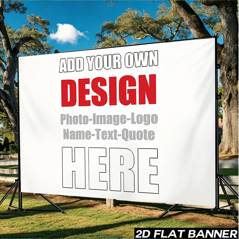 Personalized Party Banner with Custom Photos and Text