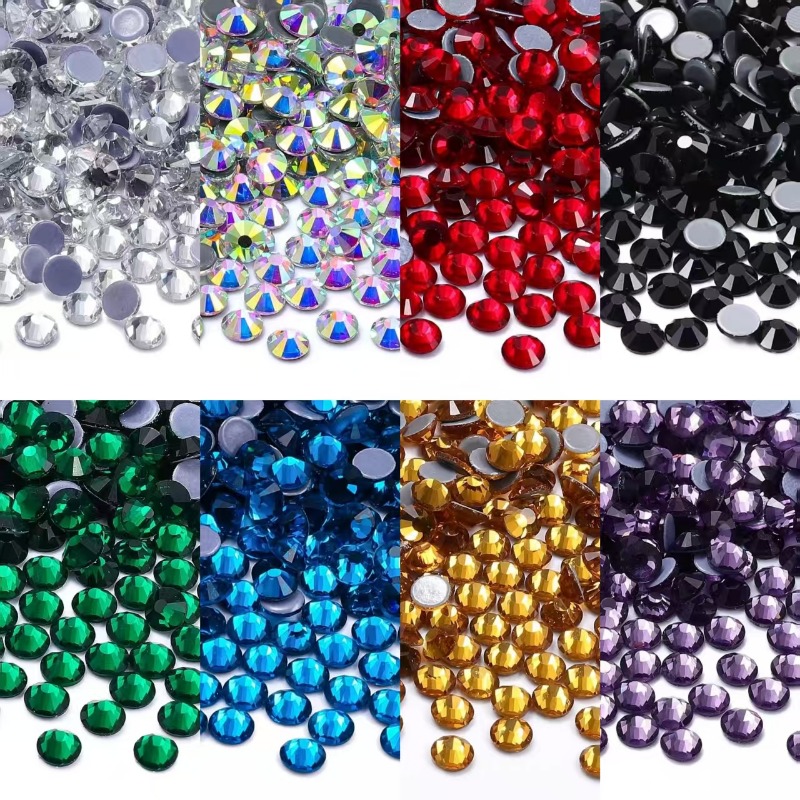 ss16   glass crystal rhinestones 4mm 0 15  fix flatback iron on stones for wedding dress fabric clothes decoration
