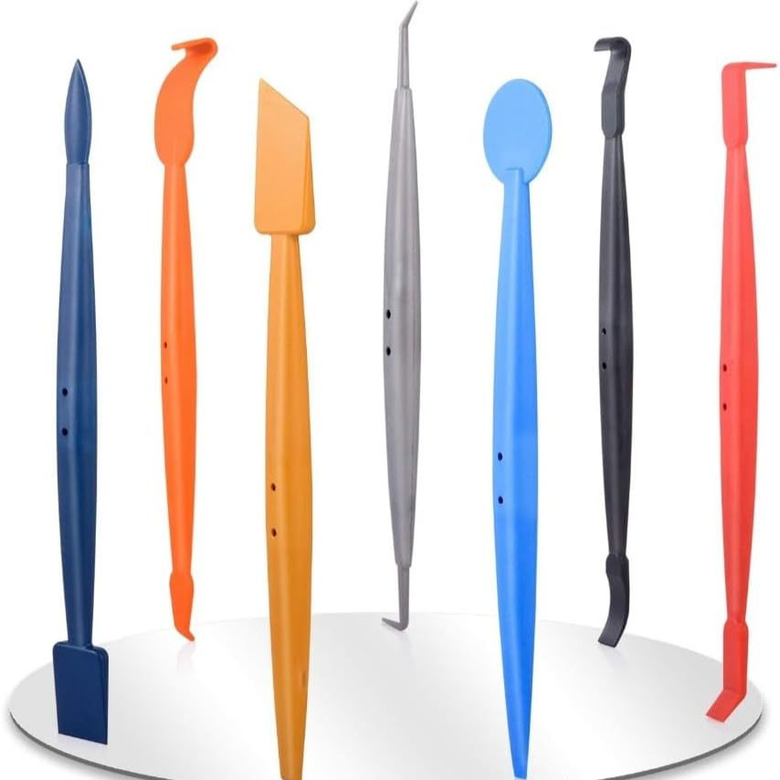 Image of Car Dyeing Micro Package Window Sticker Set, Fiber Sticker, Car Magnetic Scraper Set, Film