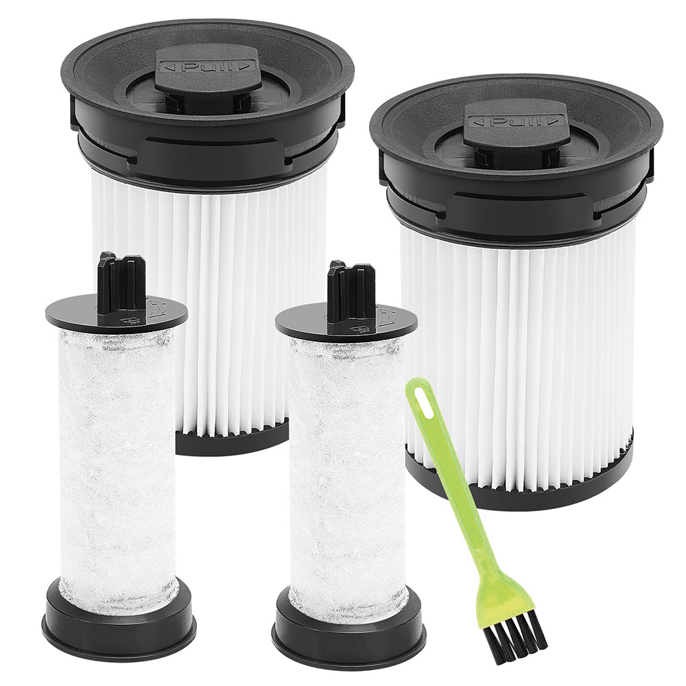 5pcs For Hx1 Vacuum Cleaner Filters - Compatible With Hx1 //facelift/ & Dog Stick/robot Vacuum, Hepa Filter System With Cartridge & Screen, Maintenance Brush (2 Filters + 2 Screens + Brush)