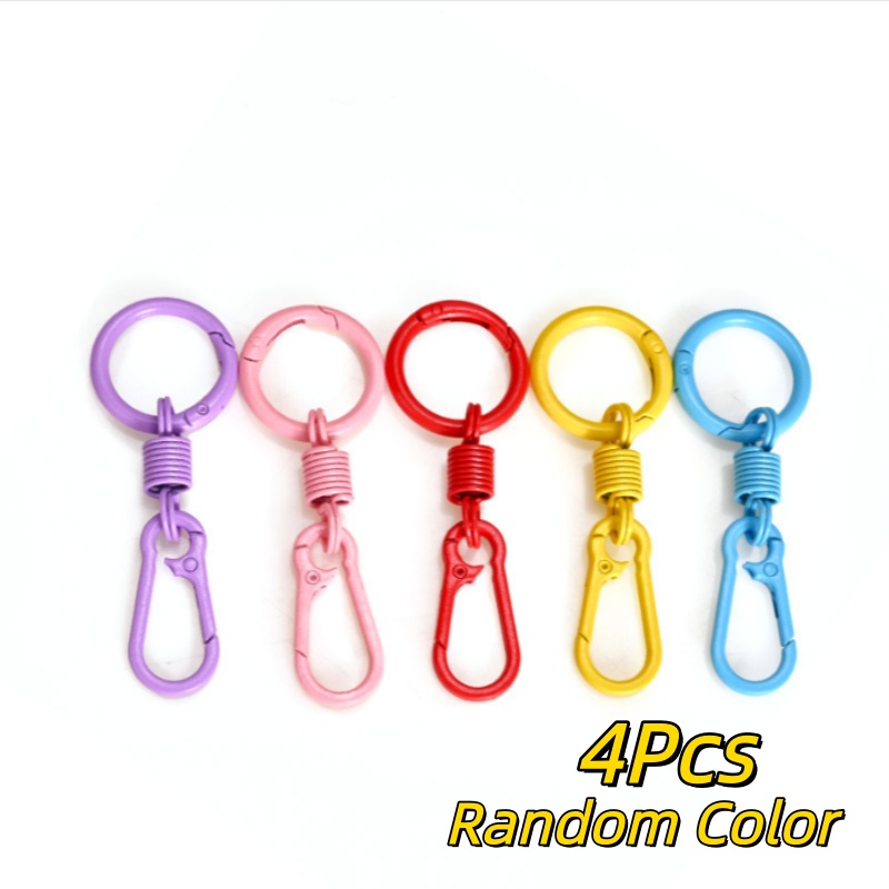 TEMU 4pcs Random Color Anti-theft Zipper Buckles, Backpack Anti-opening Safety Buckles, Travel Luggage Anti-theft Lock Buckles, Portable