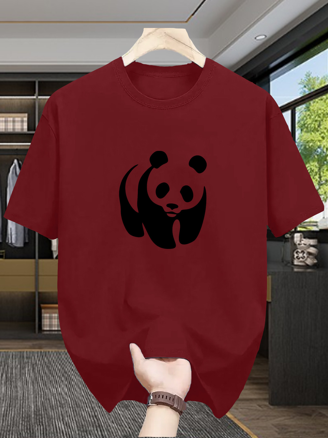 COQUET STUDIO☆FACE BEADS LESSER PANDA COLOR T-SHIRT Coquet | Official Store – Shop Trendy Fashion at MUSINSA