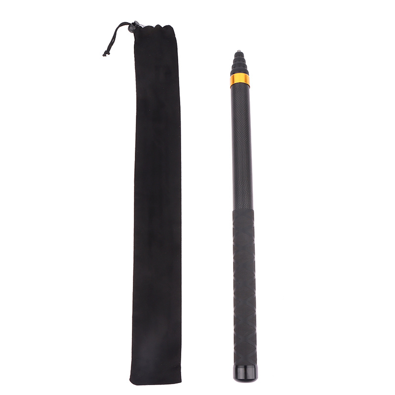 1pc /118.11inch Carbon Fiber Invisible Extended Edition Selfie Stick Adjustable Extension Pole For Panoramic Camera Action Camera