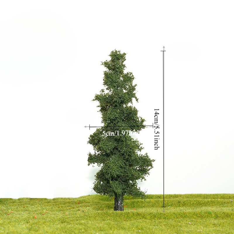 Image of Realistic Model Tree Wire Style Pine Tree Model Micro Landscape Architectural Scene Material Material