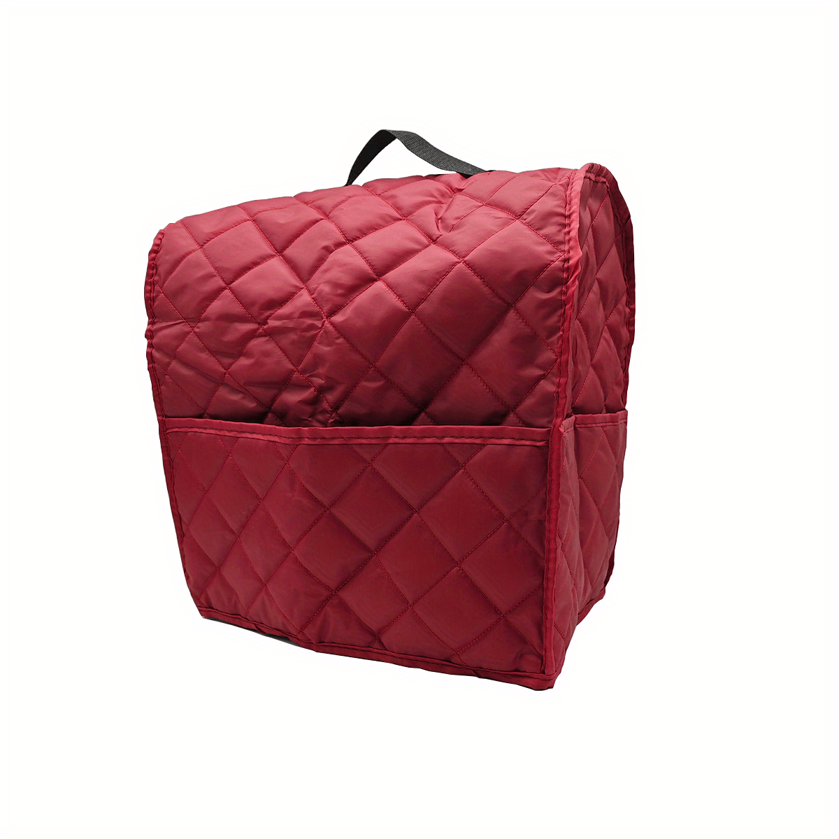 TEMU 1pc Stand Mixer Dust Cover With Side Storage Bag - Quilted Polyester, Durable & Reusable, Kitchen Appliances, Kitchen Appliance Cover|quilted